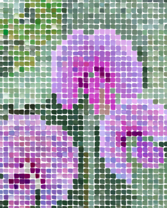 Orchids - Digital Illustration, 8in x 10in